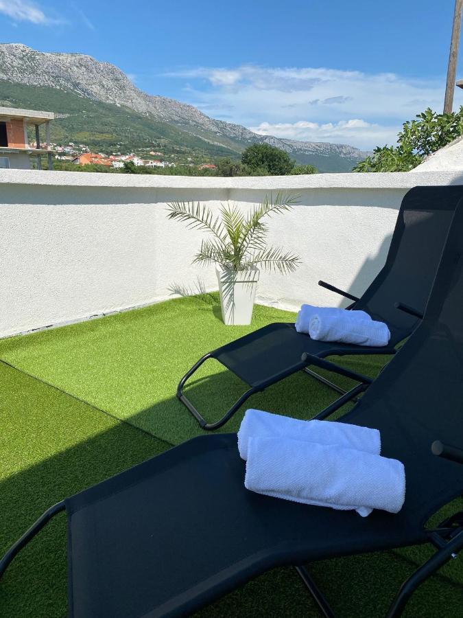 Apartment Milena Kastela Mit Whirlpool Esterno foto